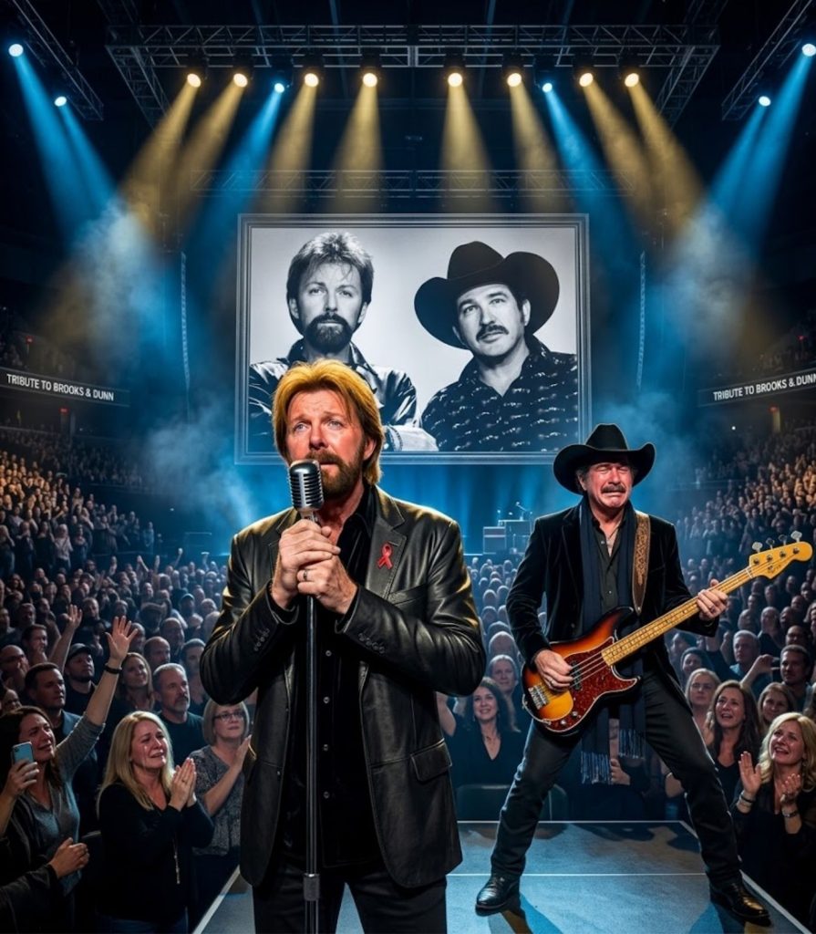 IN TEARS ON STAGE Kix Brooks Breaks Down As Ronnie Dunn Sings The Song